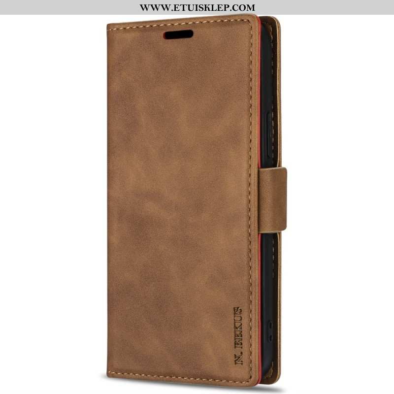 Etui Folio do iPhone 15 Plus N.bekus Efekt Skóry